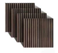 Relaxdays Set 4 pannelli acustici 60x60 cm