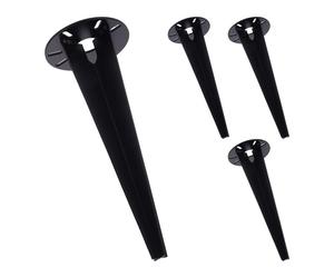 Relaxdays Set 4 picchetti per lampade da giardino
