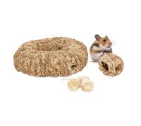 Relaxdays Set 5 giocattoli da masticare roditori