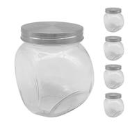 Relaxdays Set 5 vasetti caramelle 650 ml