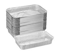 Vaschette Alluminio Contenitori Barbecue Pirofile Grill LxP: 31 x 21 cm Set 50