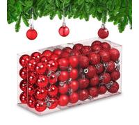 Relaxdays Set 96 palline per l'albero di Natale