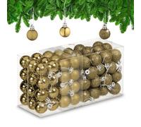 Relaxdays Set 96 palline per l'albero di Natale