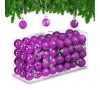 Relaxdays Set 96 palline per l'albero di Natale