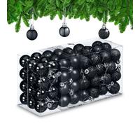 Relaxdays Set 96 palline per l'albero di Natale