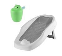 Relaxdays Set bagnetto neonato con bicchiere