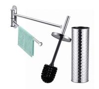 Relaxdays Scopino WC acciaio inox