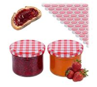 Relaxdays Set barattoli 220 ml twist-off