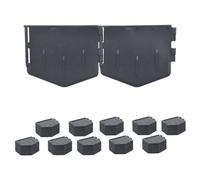 Relaxdays Set bordo prato plastica