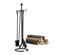 Set camino 5 accessori Kit attrezzi stufa Moderno Set accessori camino 5 pz.