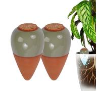 Relaxdays Set coni ceramica con tappo 350 ml
