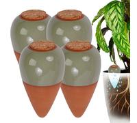 Relaxdays Set coni ceramica con tappo 350 ml