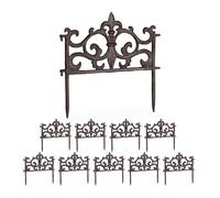 Relaxdays Set da 10 bordi per aiuole in giardino