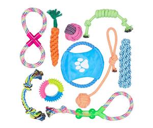 Relaxdays Set da 10 giochi per cani