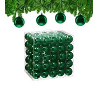Relaxdays Set da 100 palle di Natale lucide