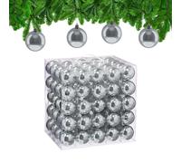 Relaxdays Set da 100 palle di Natale lucide