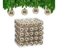 Relaxdays Set da 100 palle di Natale lucide