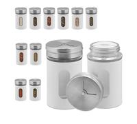 Relaxdays Set da 12 barattoli per spezie