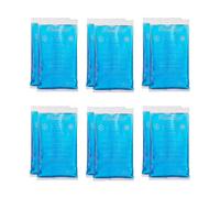 Relaxdays Ghiaccio Gel Termico, 12 Sacchetti Multiuso, 15 x 8 cm, Terapia Caldo Freddo, Cuscinetti Refrigeranti, Blu
