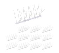 Relaxdays Set da 12 dissuasori a punte per uccelli