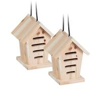 Relaxdays Set da 2 casette per coccinelle