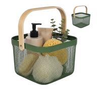 Relaxdays Set da 2 cestini in metallo con manico