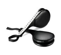 Relaxdays Set 2 Colpitori da Taekwondo, Allenamento Arti Marziali, Pad da Kick Boxing, Calci Karate, 51x18,5x8 cm, Nero, Ferro, 51 x 18.5 x 8 cm