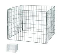 Compostiera Acciaio Giardino HLP: 70x90x90 cm Contenitore Compost 560 L Set 2