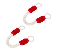 Fermaporta corda anelli paracolpi funi rosse maniglia set 2 ferma porta finestra