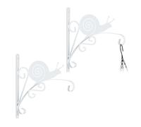 Relaxdays Set da 2 ganci appendivasi con lumaca