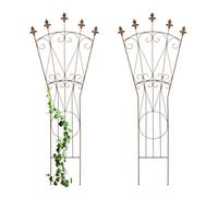 Relaxdays Set da 2 grate per rampicanti vintage