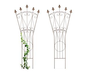 Relaxdays Set da 2 grate per rampicanti vintage