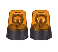 Relaxdays Set da 2 luci LED arancioni per feste