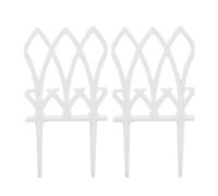 Relaxdays Set da 2 recinzioni vintage per aiuole