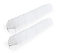 Relaxdays Set da 2 serre a tunnel da 5 m ciascuna