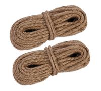 Relaxdays Set da 2 spago di iuta 8 mm x 20 m