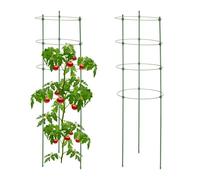 Set da 2 supporti circolari per rampicanti 90 cm Reggipiante circolare 3 gambe