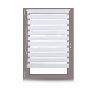 Relaxdays Set da 2 tende bianche a rullo 100x150cm
