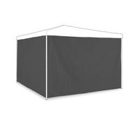 Set da 2 tende grigie per gazebo 2x3 m 0,6 kg Leggero Tende laterali per gazebo