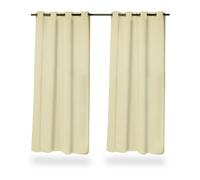 Relaxdays Set da 2 tende oscuranti a drappeggio