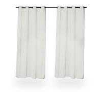 Relaxdays Set da 2 tende oscuranti a drappeggio