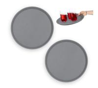 Vassoi Antiscivolo Ristorante Bar Servizio Piatto Portata Cucina Ø 35 cm Set 2