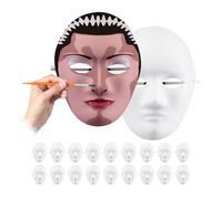 Maschera bianca Maschere di carnevale 20 pz. Set di maschere personalizzabili