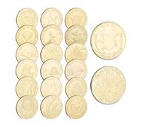 Set 20 Monete Denti Fatine Ricompensa Fata Dentini Regalo Bambini Diametro 4 cm