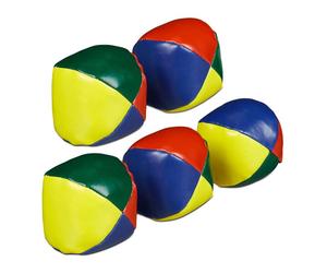 Relaxdays Set da 20 palline colorate da giocoleria