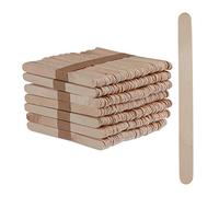 Relaxdays Set da 2000 Bastoncini di Legno, Legnetti dei Ghiaccioli per DIY, Bricolage, Dolci, HxL 11,5 x 1 cm, Naturale
