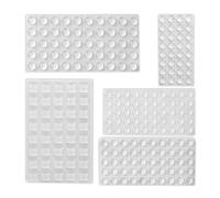 Relaxdays Set da 222 gommini paraurti adesivi