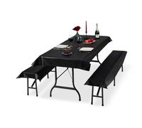 Relaxdays Set da 24 tovaglie per tavolo e panche