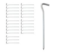 Relaxdays Set da 240 picchetti arrotondati