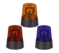 Relaxdays Set da 3 luci LED rosso, arancione e blu